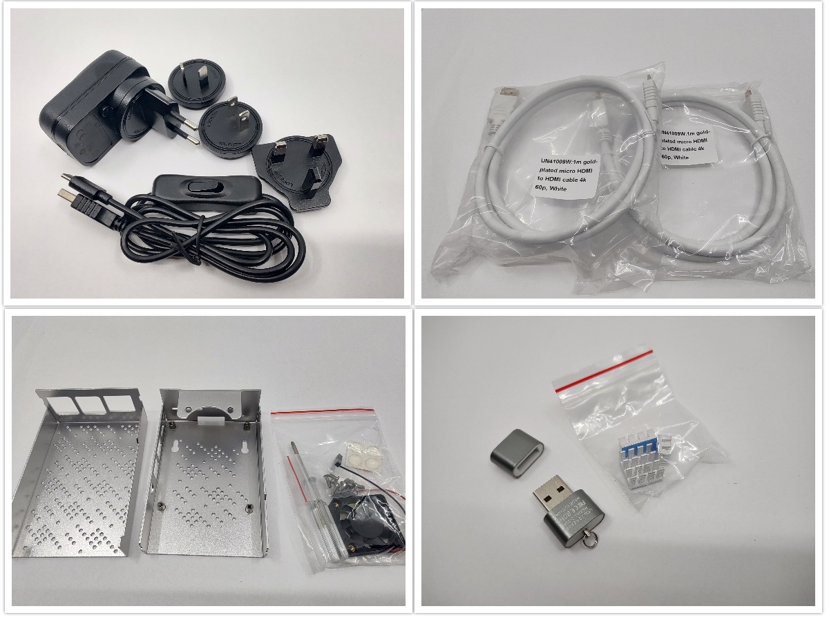 Raspberry Pi  4 Zubehör Set, Gehäuse + Netzteil + 2xHDMI Kabel Raspberry Pi  4 Zubehör Set, Gehäuse + Netzteil + 2xHDMI Kabel